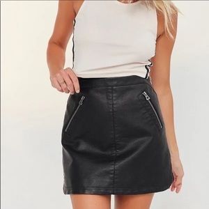 Urban Outfitters faux leather mini skirt - NWT